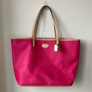 Coach Pink Tote Bag